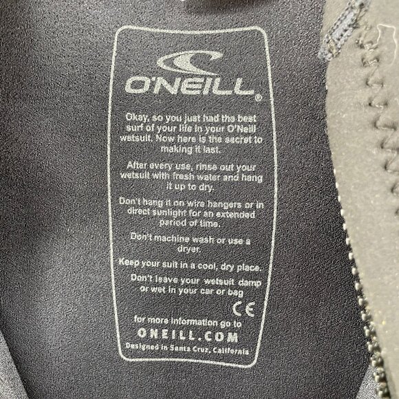 O'Neill Wetsuits Women's Sz 4 Black One Piece Shorty Zip Swimwear Short Sleeves - Picture 9 of 12